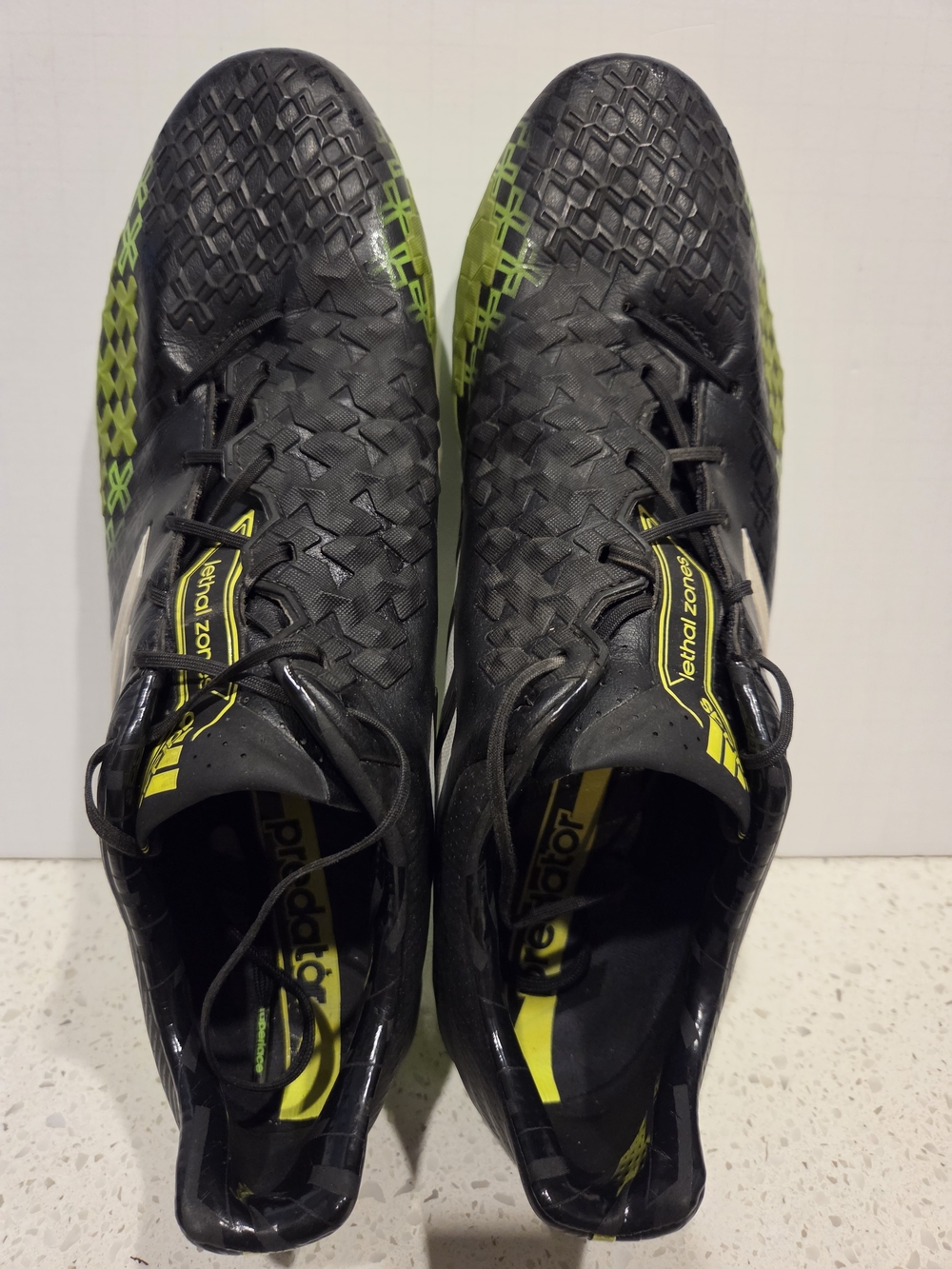 Adidas Predator Lethal Zones Green Black Football Cleats Soccer Boots US12